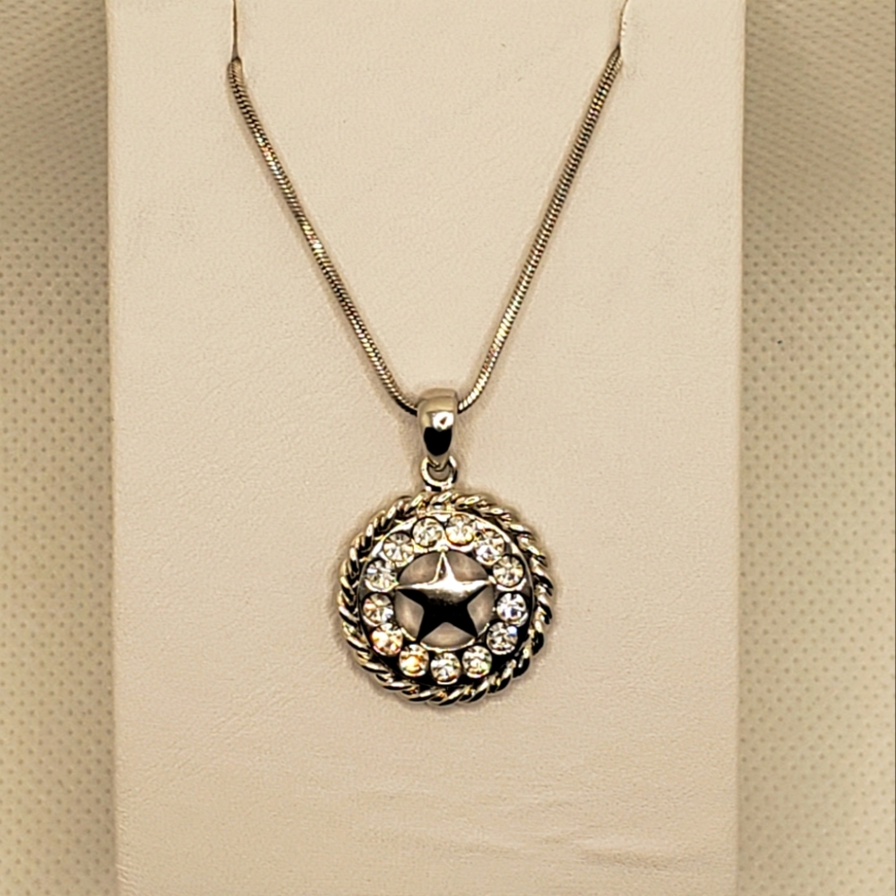 Bling Lone Star Necklace